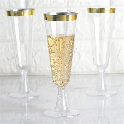 gold champagne glasses plastic|disposable plastic champagne glasses.